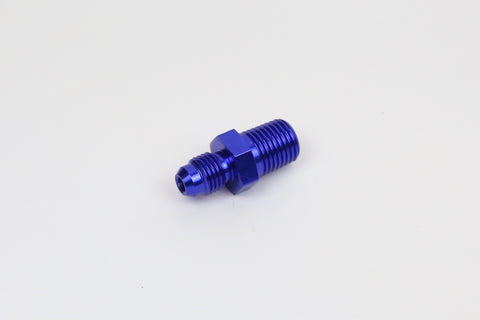 AN4 han - 1/4 NPT han adapter - BLÅ